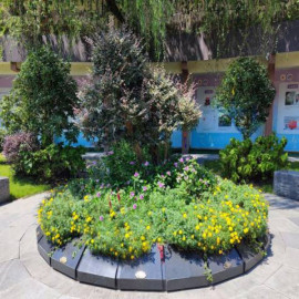 杭州市西湖区钱江陵园生态葬花坛葬墓型2号
