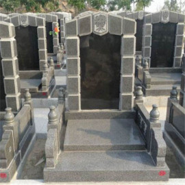 杭州市上城区龙居寺陵园传统立碑墓型2号